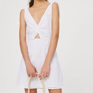 White Broderie Topshop Sundress